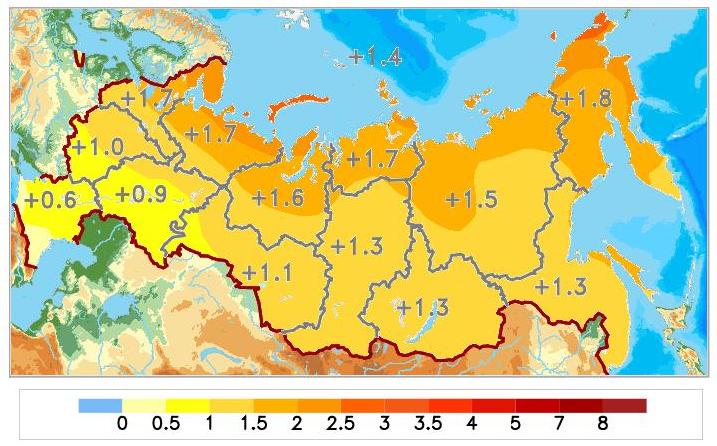 Изменения климата в России в 21 веке
